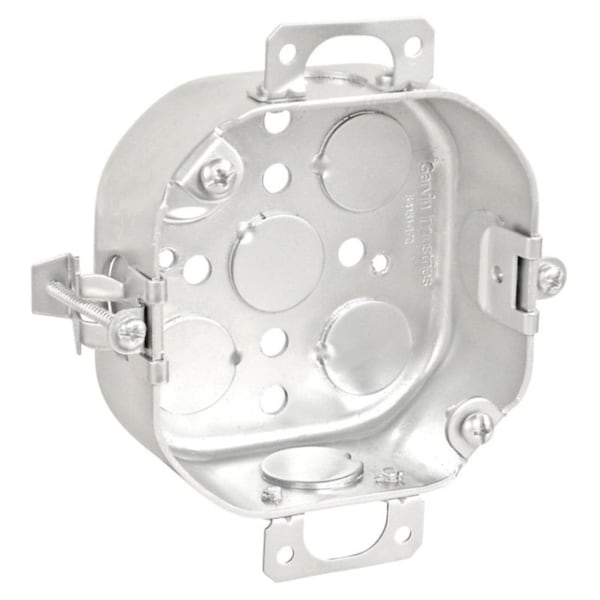 Southwire Electrical Box, 14 cu in, Octagon Box Type, Steel, Octagon Shape 54151-OW - main